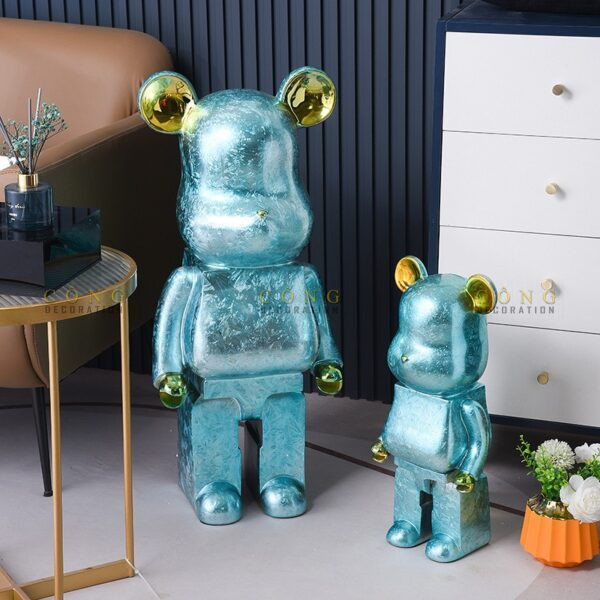 Mô hình Bearbrick hoa văn