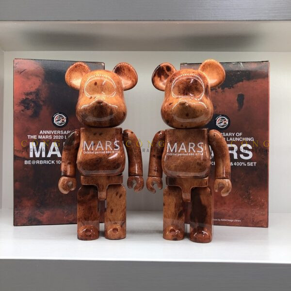 Mô hình bearbrick sao hỏa 28cm