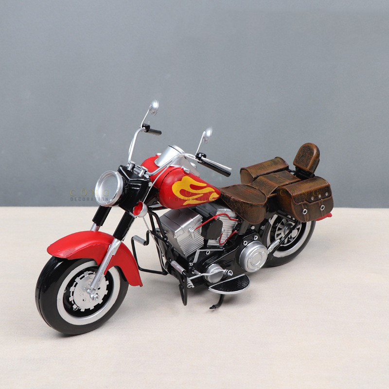 Mô hình xe máy Harley cổ điển CD256 - Đồ trang trí nội thất