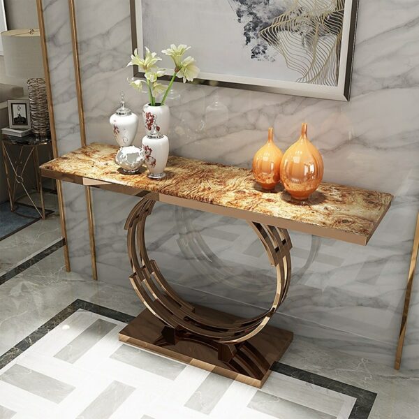 Bàn Console mạ vàng Gold sang trọng