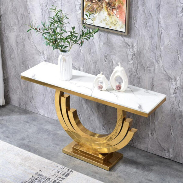 Bàn decor mạ tintan sang trọng