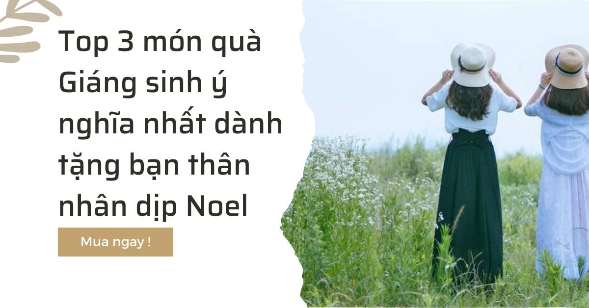 Top 3 món quà Giáng sinh ý nghĩa nhất dành tặng bạn thân nhân dịp Noel