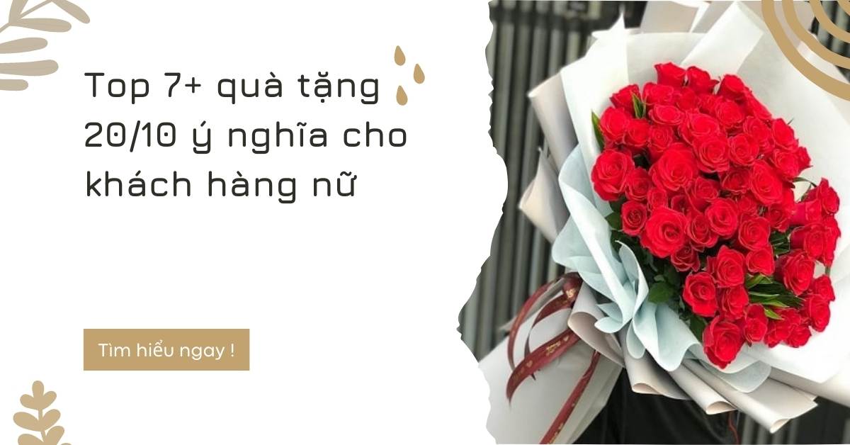 Qua tặng khách hàng nữ ngày 20-10