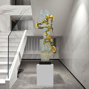 Mô hình điêu khắc trang trí chân cầu thang